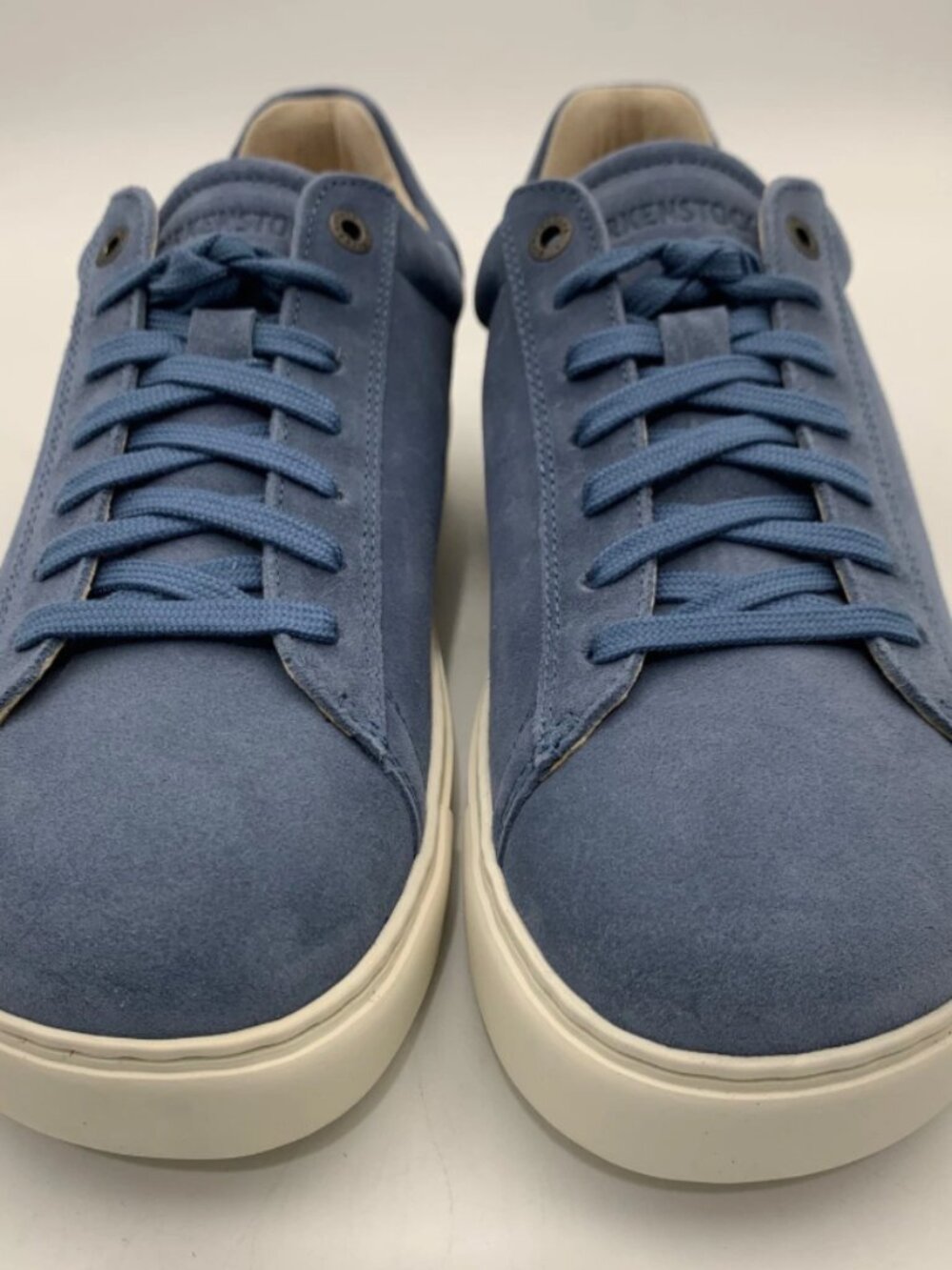 Birkenstock Bend Low Elemental Blue Suede Leather Narrow Width Shoe